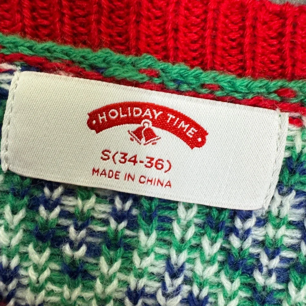 Holiday Time Knit Sweater Men S Rug Gorilla Candy Cane Ugly Christmas Party